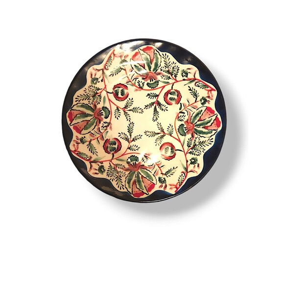 Anthropologie Selma De Flores 11” Hand Painted Cottage Core Dinner Plates EUC - Picture 2 of 7